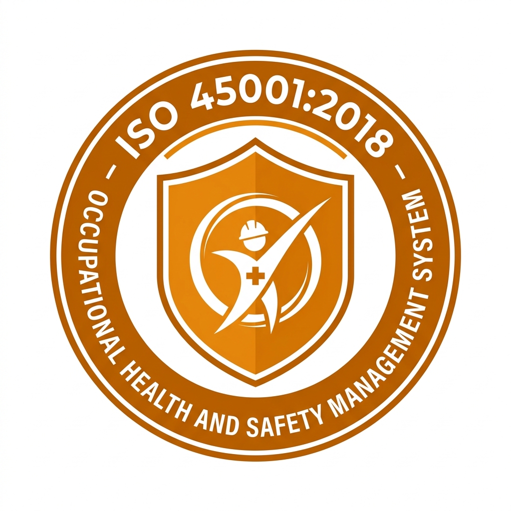 ISO 45001:2018 Occupational Health & Safety Certified Badge